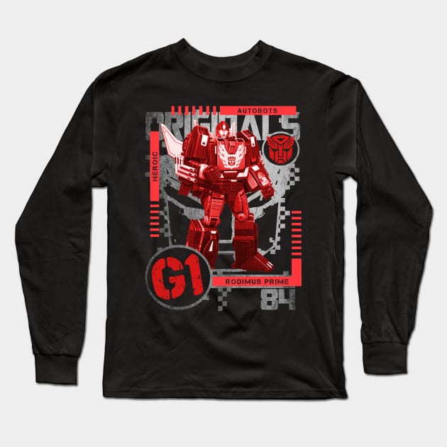 G1 Originals - Rodimus Prime Long Sleeve T-Shirt by CRD Branding